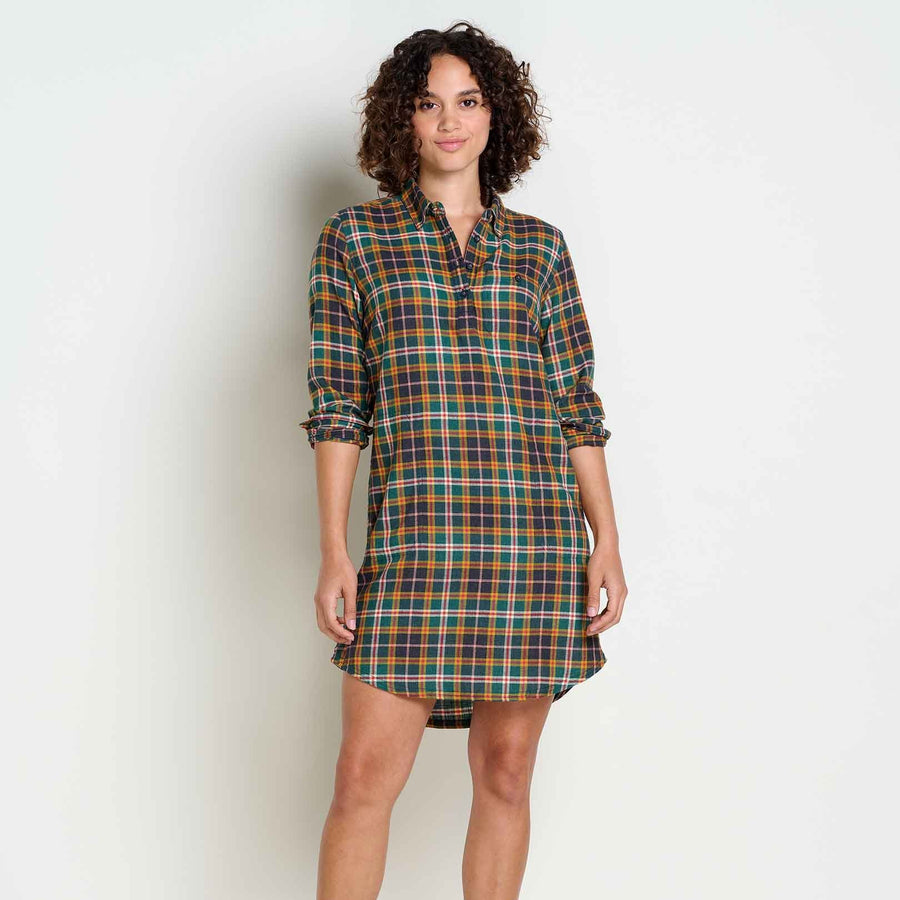 Toad & Co Re-Form Flannel Shirtdress