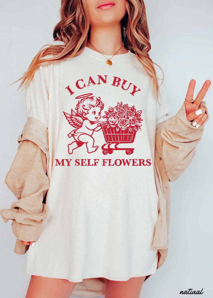 Buy Myself Flowers Tee