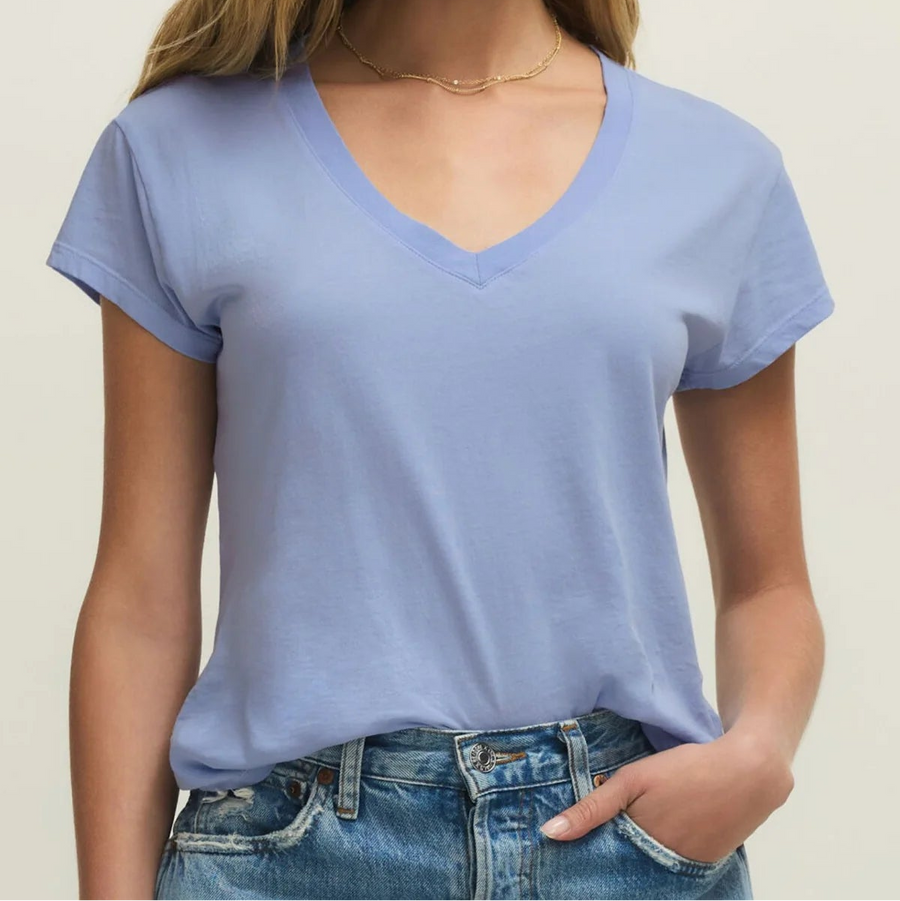 light  blue tee