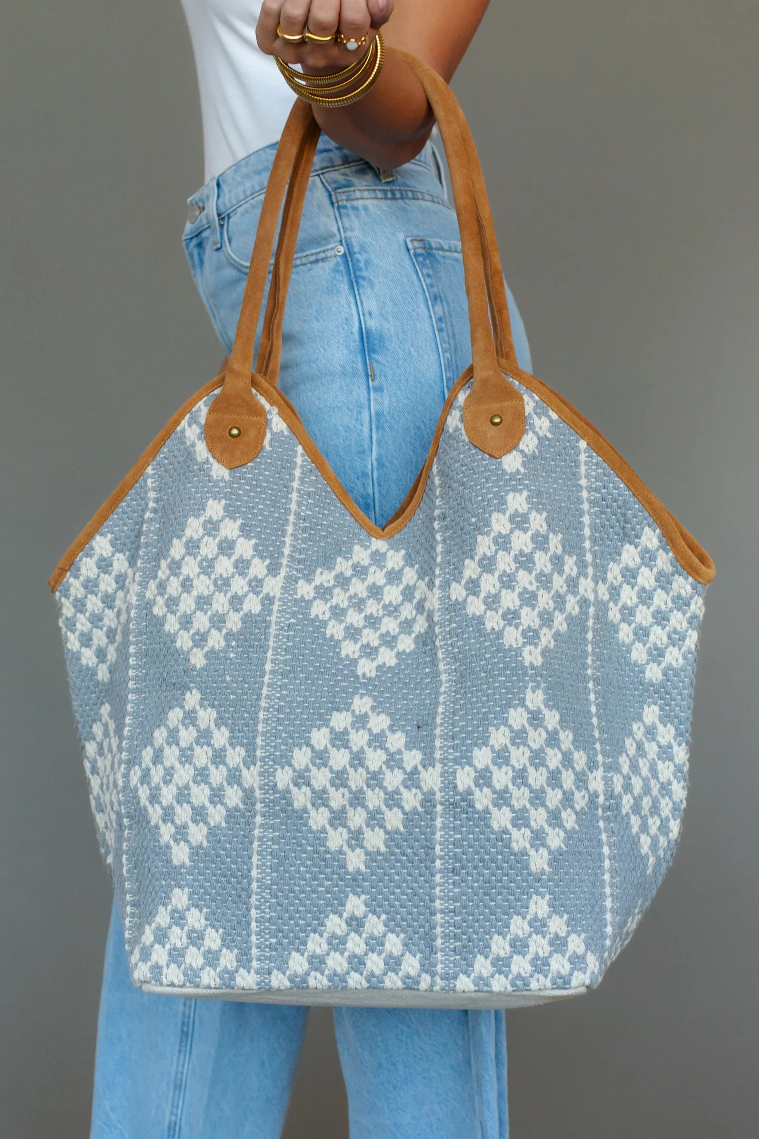 Diamond Pattern Tote
