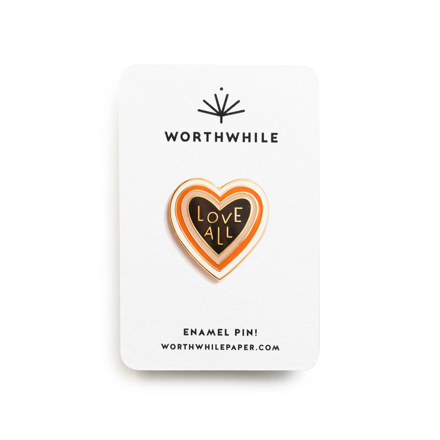Worthwhile Paper Enamel Pin