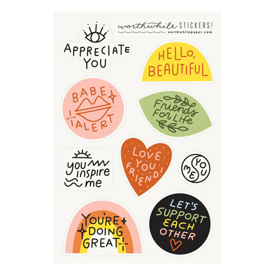 Worthwhile Paper Sticker Sheets
