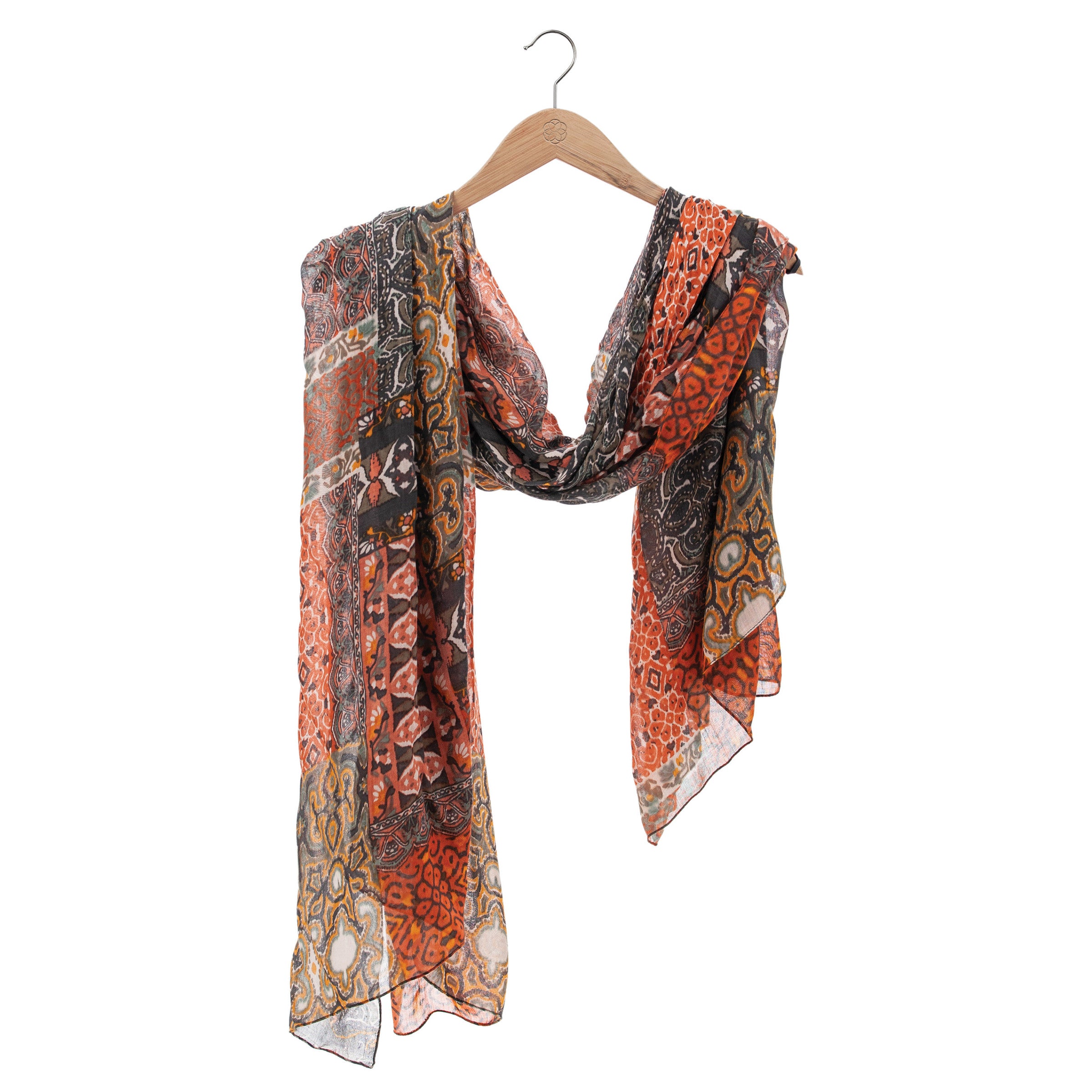 Patchwork Print Scarf