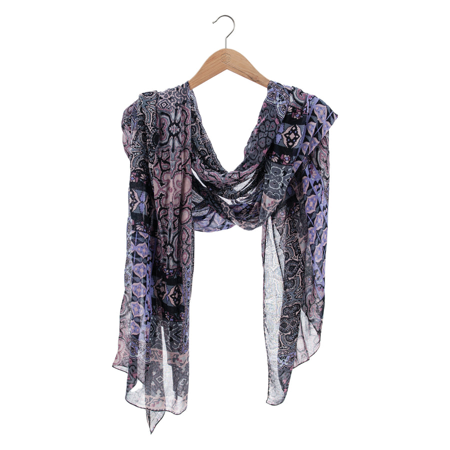 Patchwork Print Scarf
