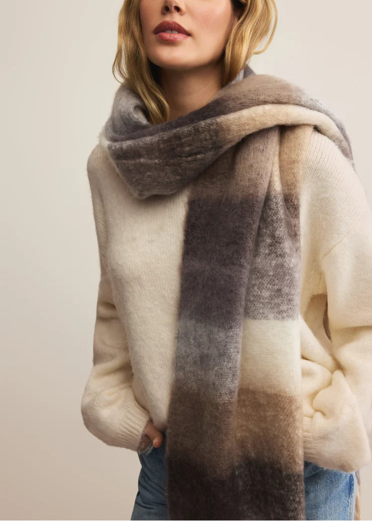 Plaid I Met You Scarf