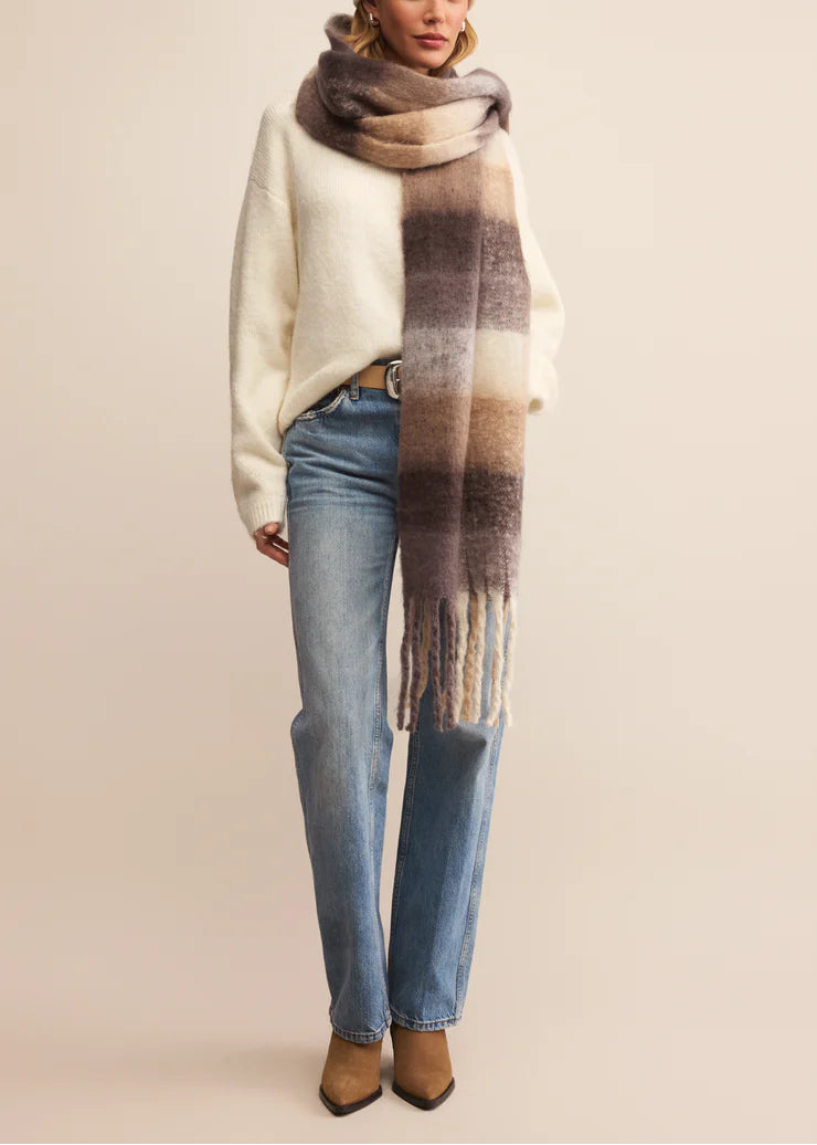 Plaid I Met You Scarf