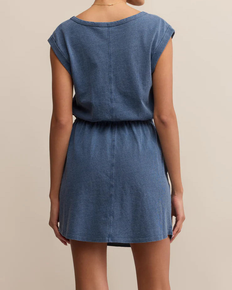 Dayshift Jersey Denim Mini Dress