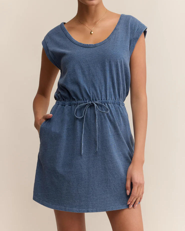 Dayshift Jersey Denim Mini Dress