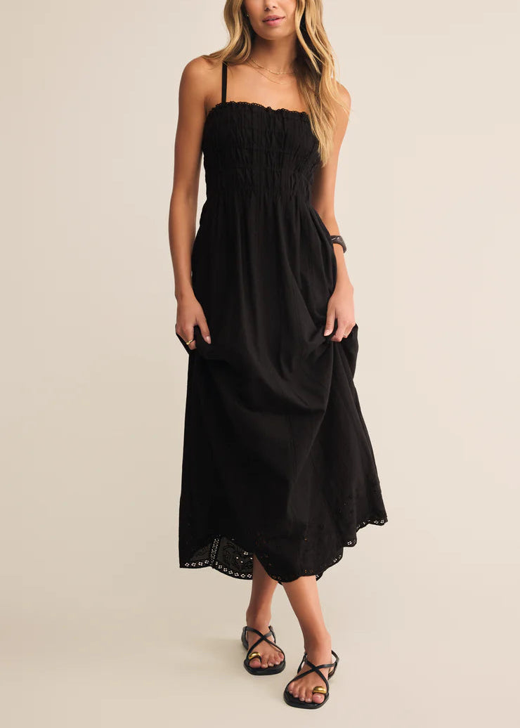 Dani Embroidered Midi Dress