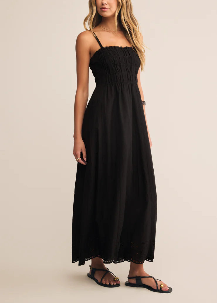 Dani Embroidered Midi Dress