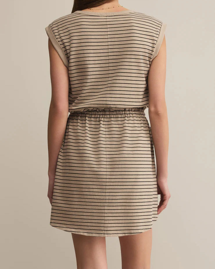 Dayshift Cotton Striped Mini Dress