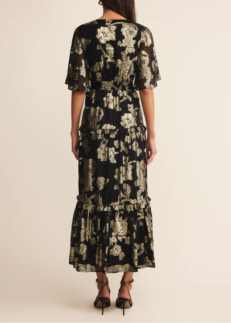 Kiera Jacquard Maxi Dress