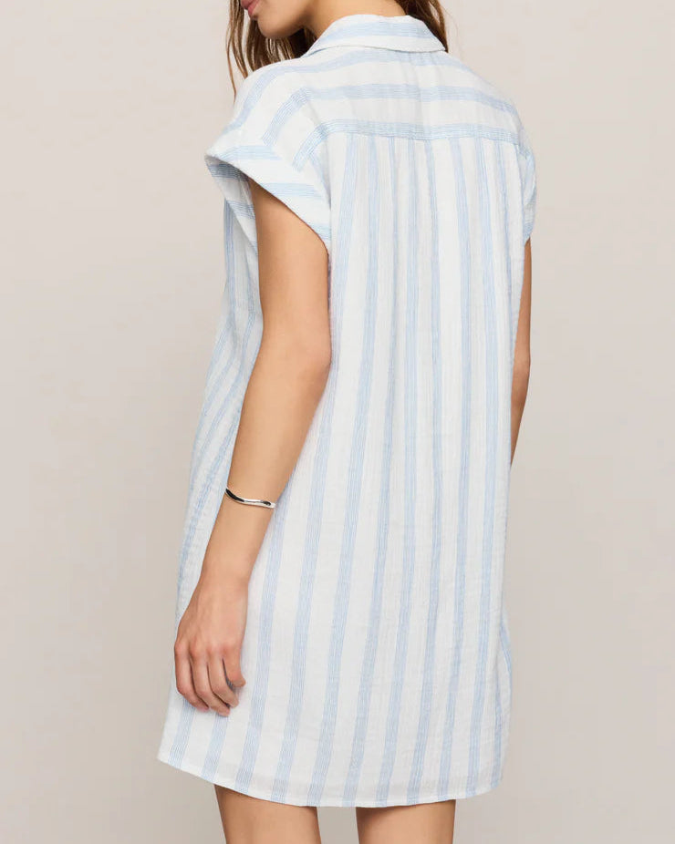 Z Supply Shellbound Striped Gauze Dress