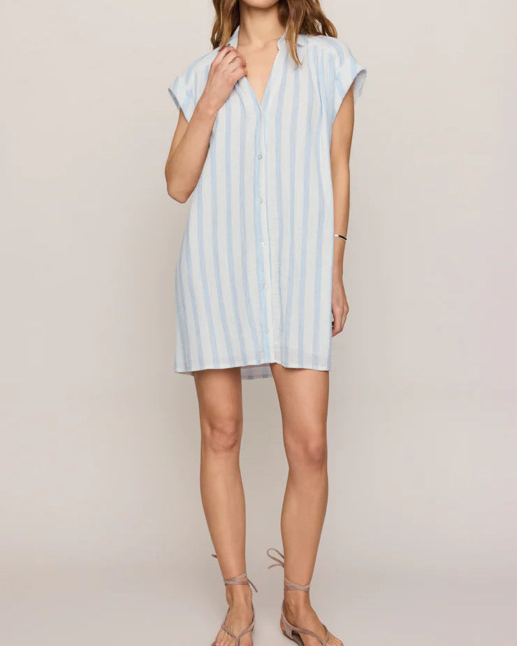 Z Supply Shellbound Striped Gauze Dress