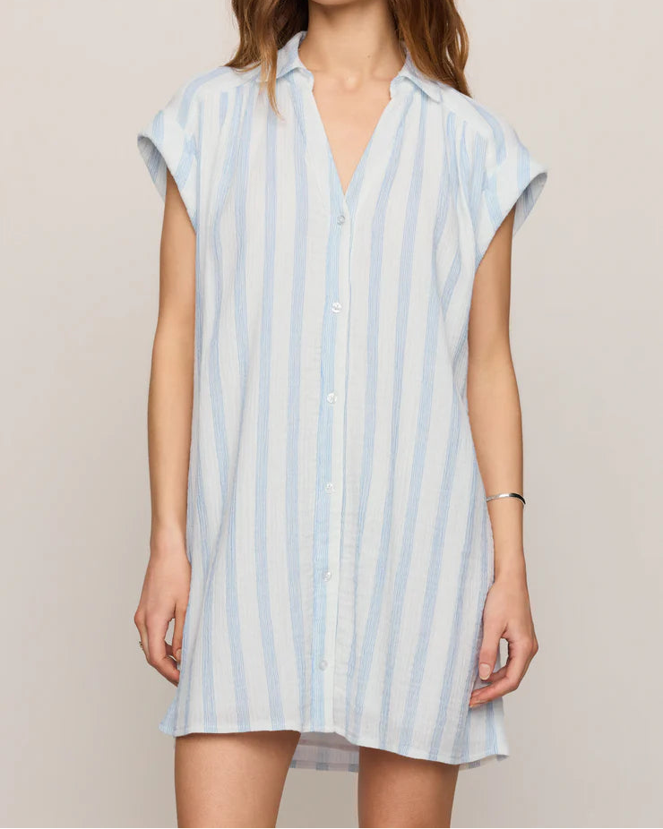 Z Supply Shellbound Striped Gauze Dress