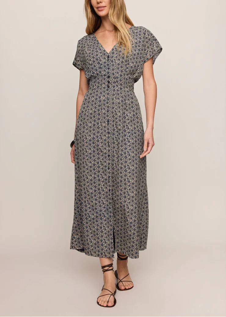 Z Supply Sanna Iris Floral Maxi Dress