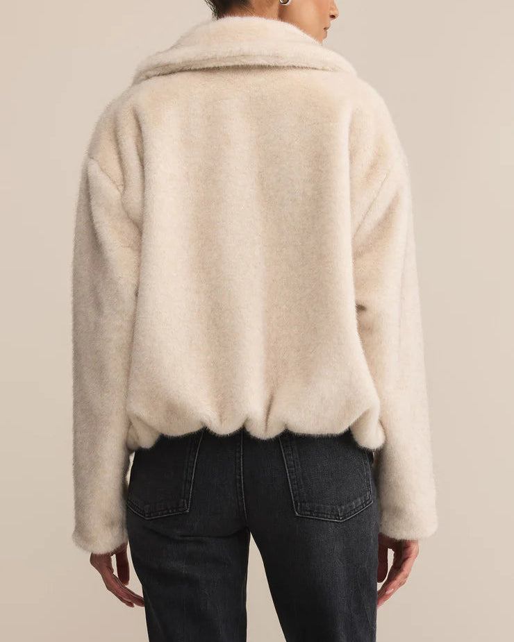 Amethyst Faux Fur Jacket