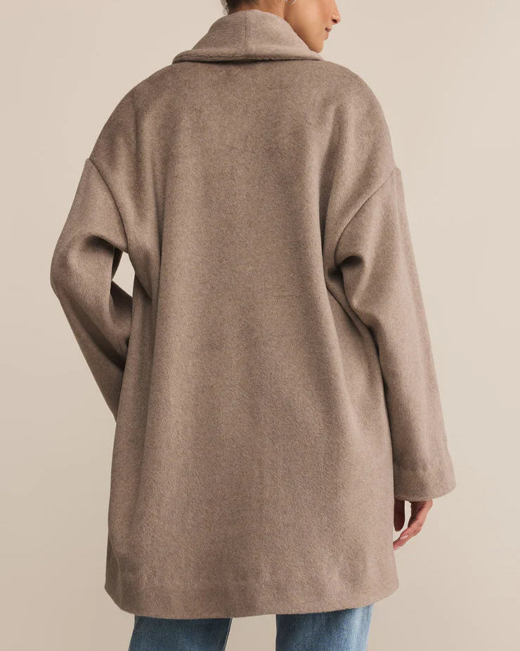 Lennon Oversized Heathered Coatigan