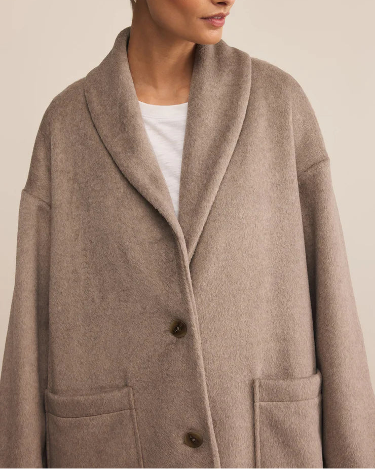 Lennon Oversized Heathered Coatigan