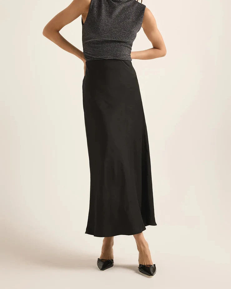 Z Supply Europa Luxe Sheen Midi Skirt