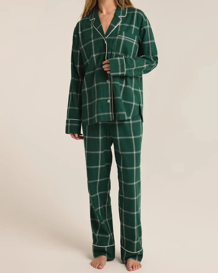 Z Supply Dreamer Plaid Flannel Set