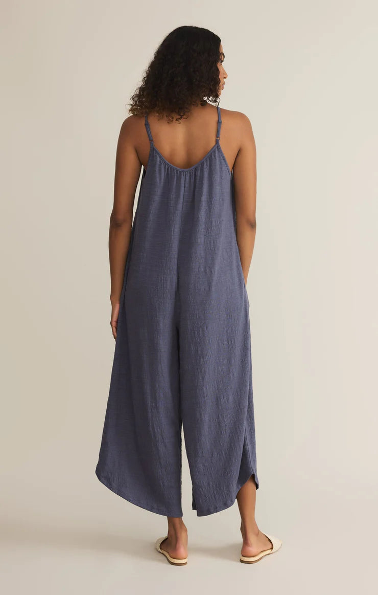 Z Supply Textured Flared Jumpsuit