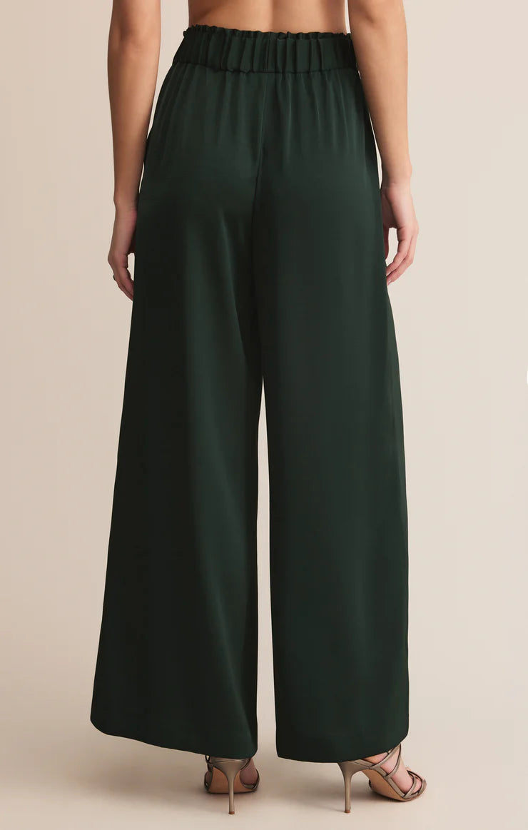 Isolde Wide Leg Satin Pant