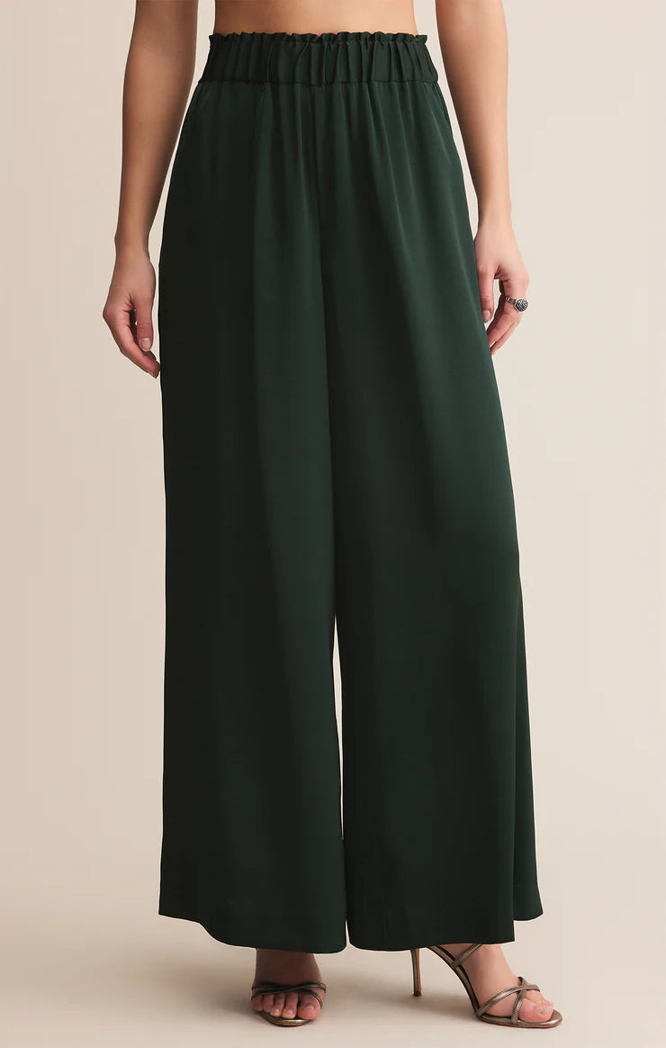 Isolde Wide Leg Satin Pant