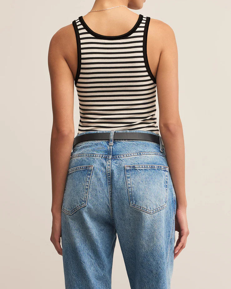 Classic Striped Scoop Tank