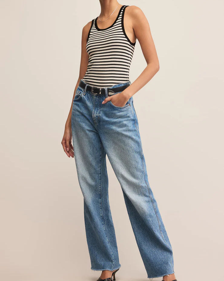 Classic Striped Scoop Tank
