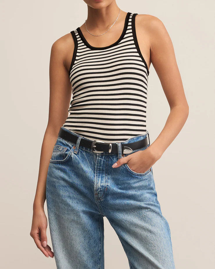 Classic Striped Scoop Tank
