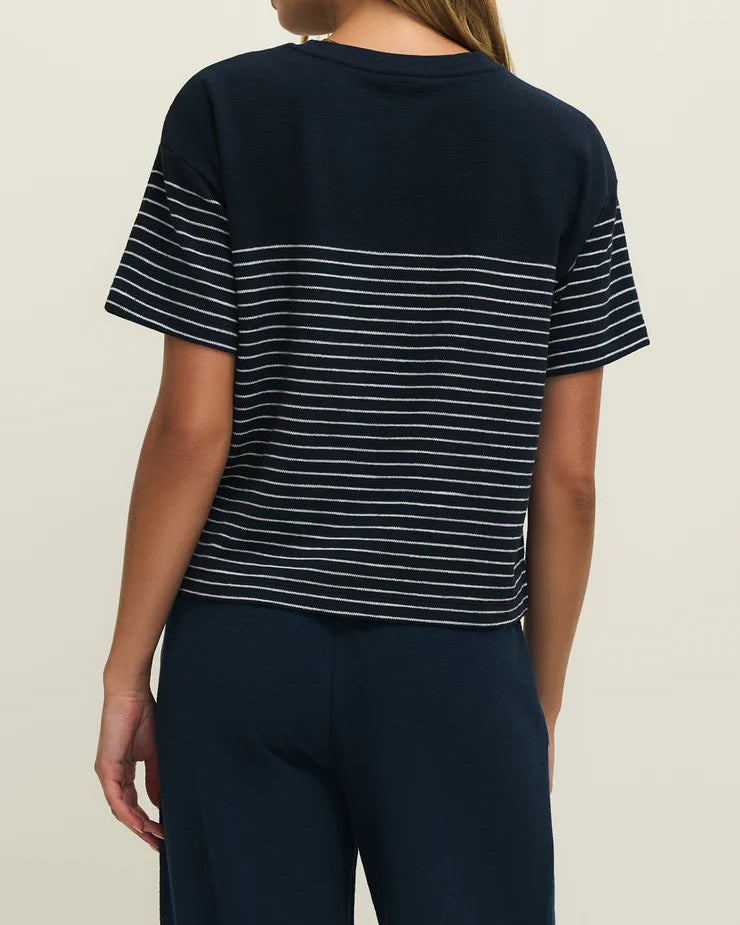 Harbor Textured Knit Stripe Shirt