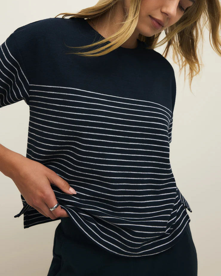 Harbor Textured Knit Stripe Shirt