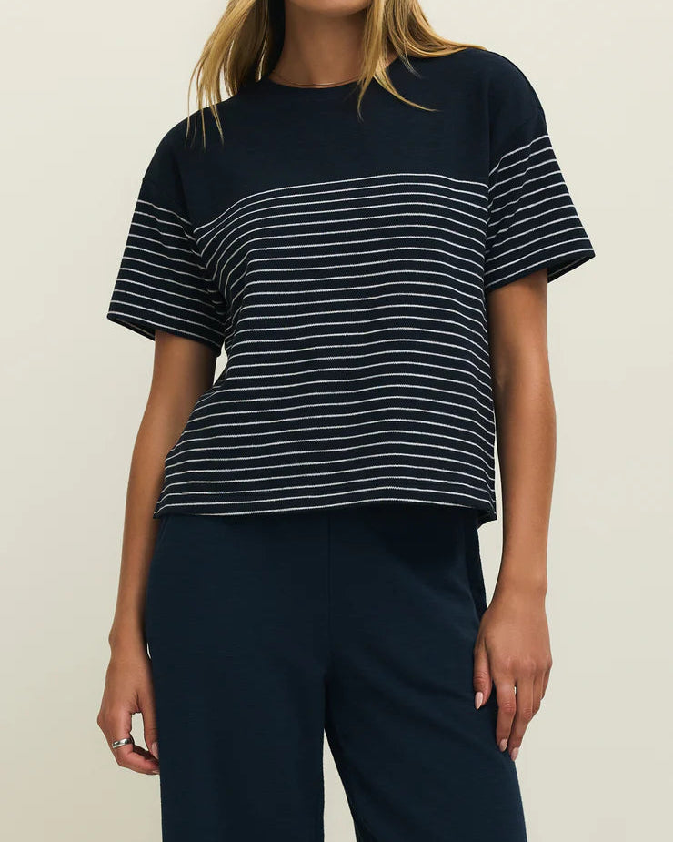 Harbor Textured Knit Stripe Shirt