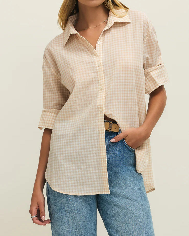 Seaport Gingham Button Up