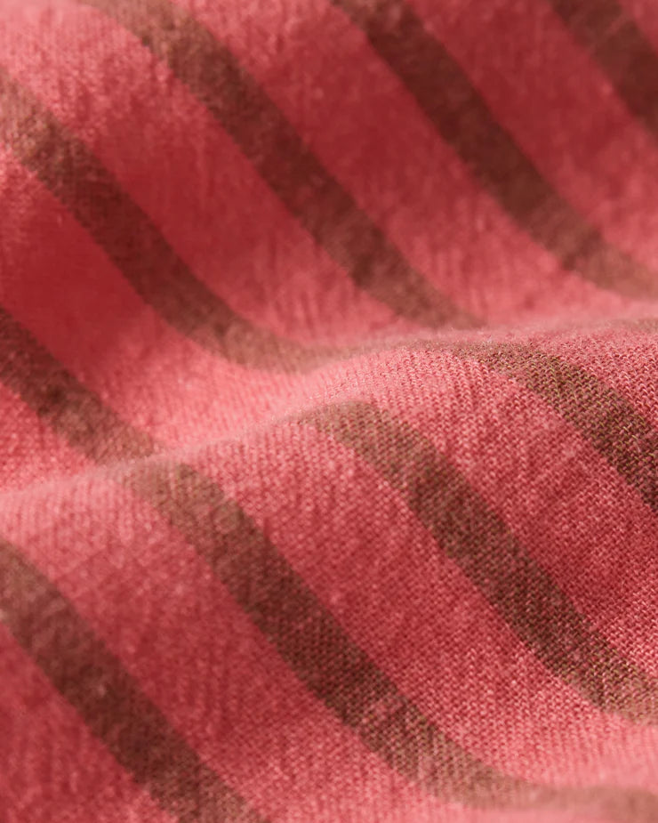 Z Supply The Perfect Striped Linen Button Up Shirt