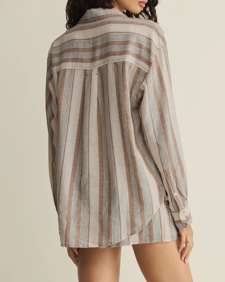 Z Supply The Perfect Striped Button Up