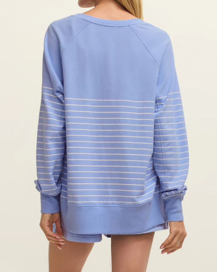 Weekender Stripe V-Neck