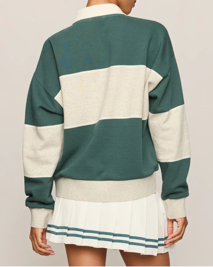 Z Supply Study Break Polo Sweatshirt