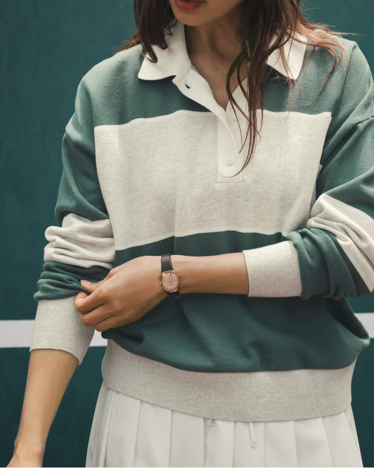 Z Supply Study Break Polo Sweatshirt