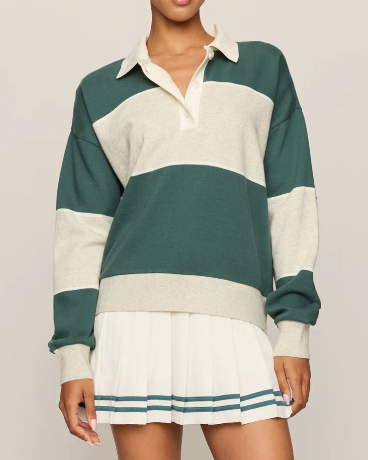 Z Supply Study Break Polo Sweatshirt