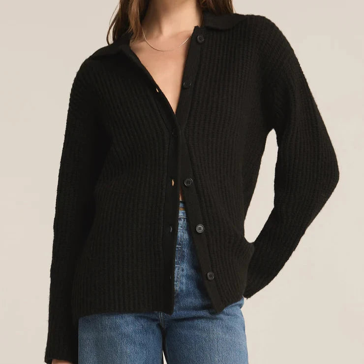 Z Supply Lennie Button Up Sweater Cardigan