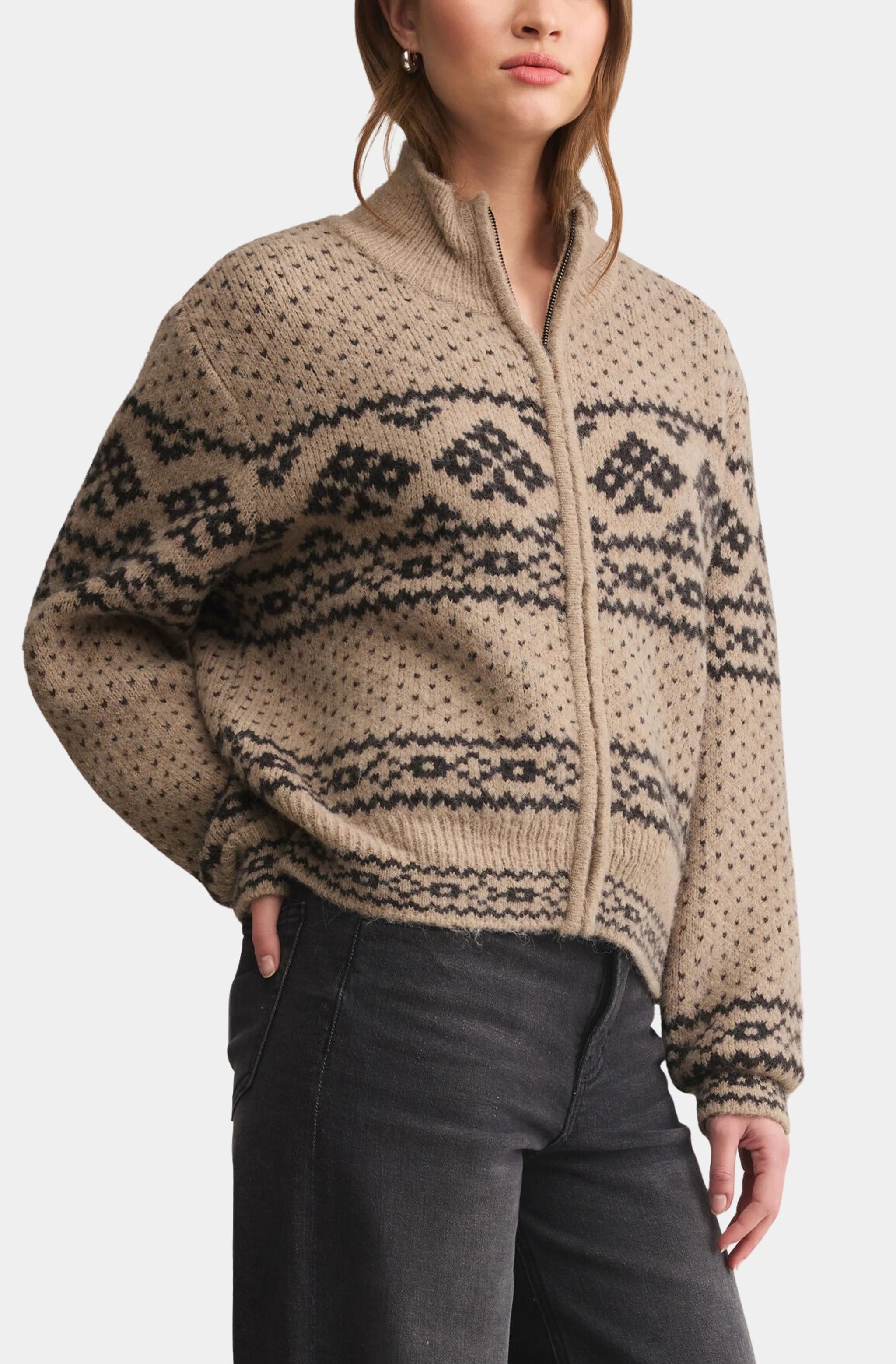 Bismarck Zip Cardigan