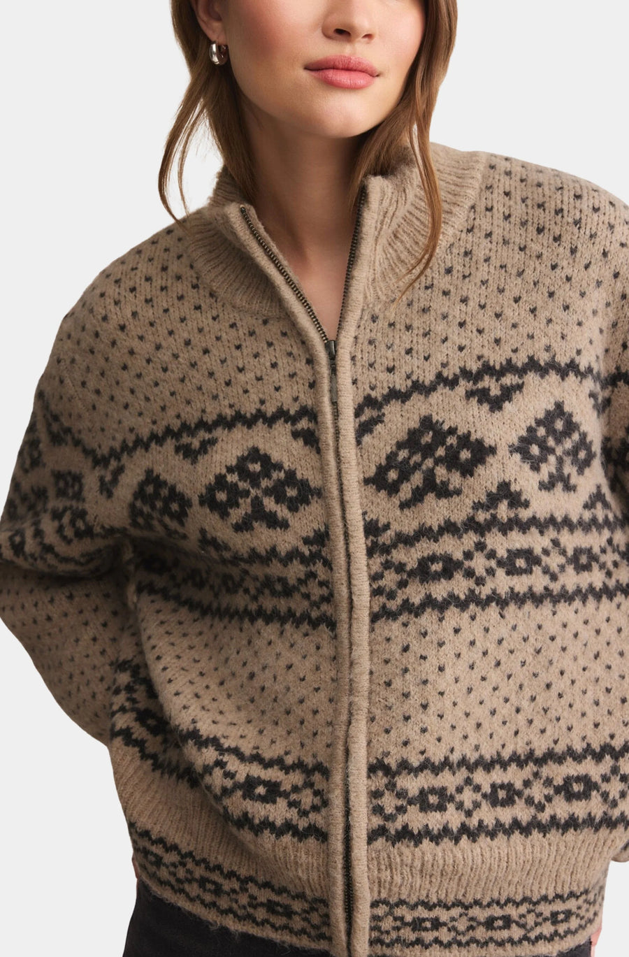 Bismarck Zip Cardigan