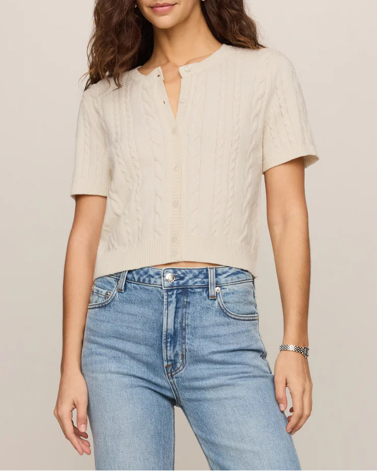 Z Supply Cera Short Sleeve Cardigan