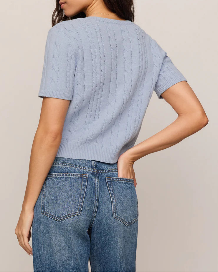 Z Supply Cera Short Sleeve Cardigan