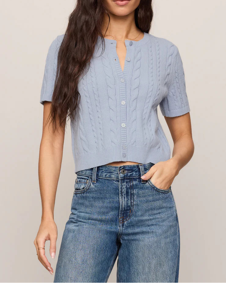Z Supply Cera Short Sleeve Cardigan