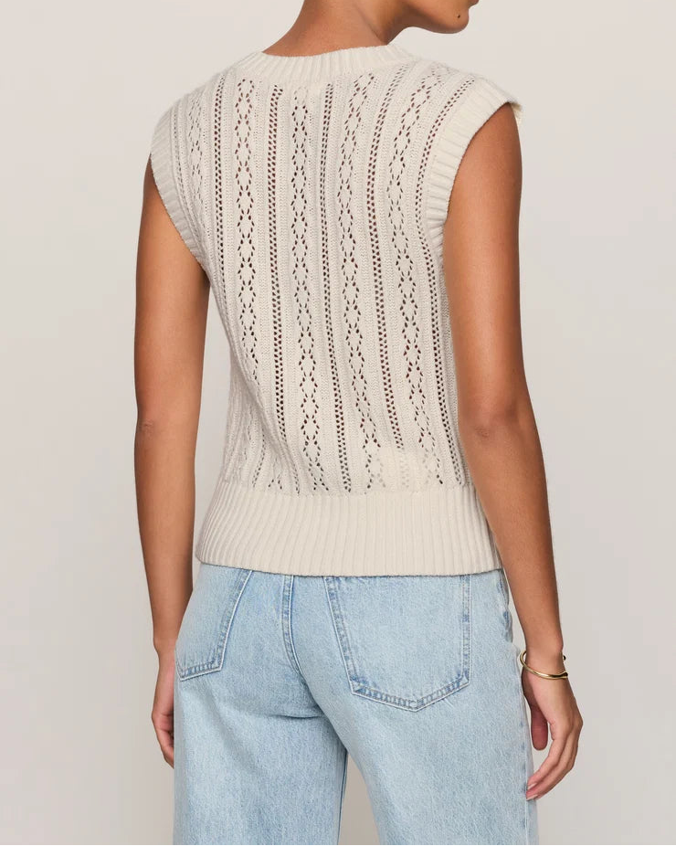 Z Supply Cabot Crochet Sweater Vest