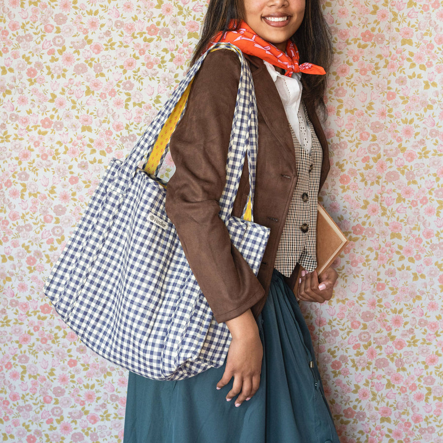 Handker Teddy Quilted Tote