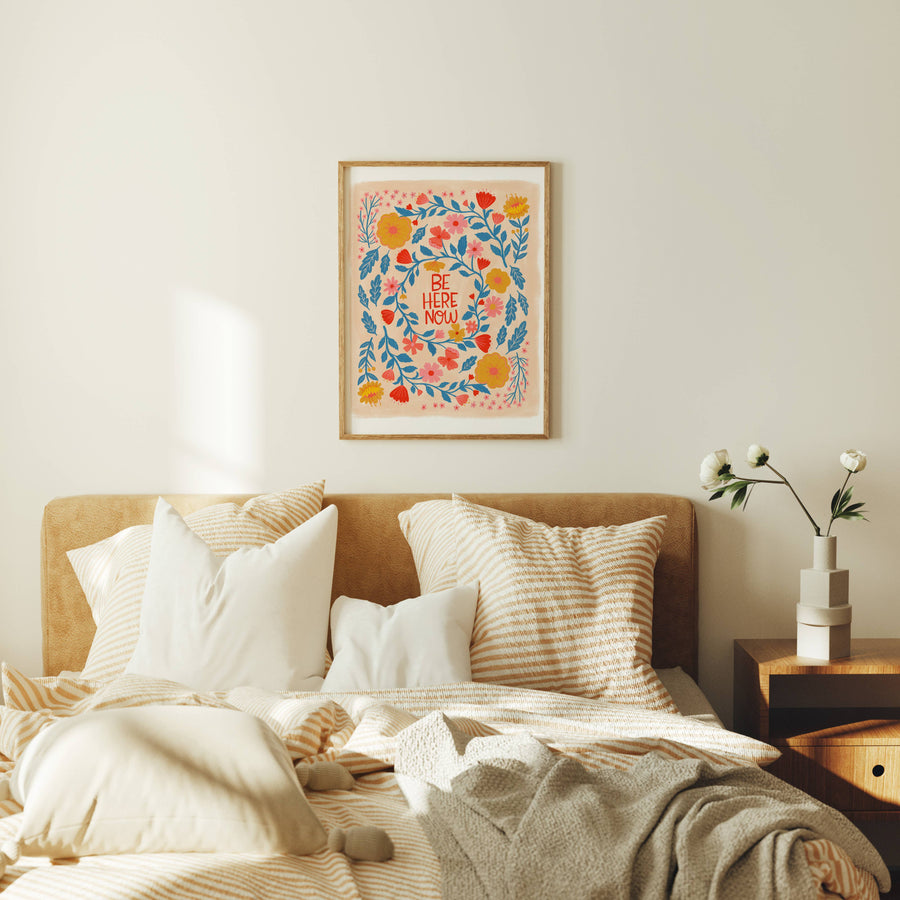 Dream Folk Studio Be Here Now Art Print